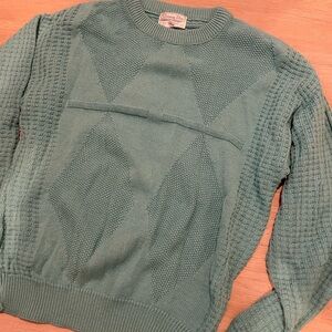 Christian Dior Teal Sweater 90s never worn